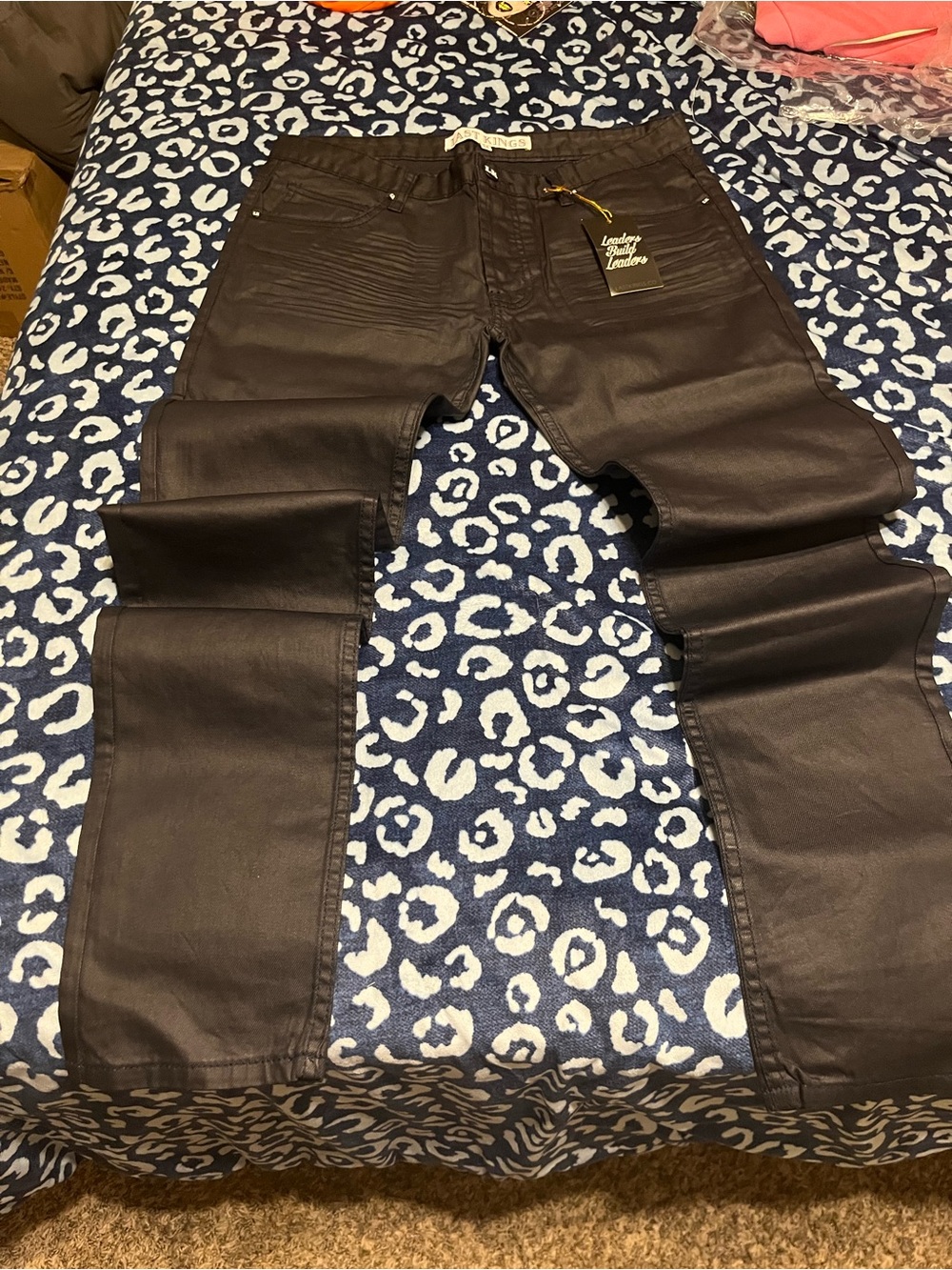 & Other Stories Men’s Skinny Coated Jeans - Black